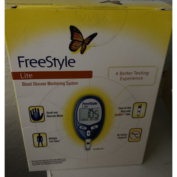 FreeStyle Lite Blood Glucose 10 Lancets ~ 11/30/25 - Picture 1 of 4